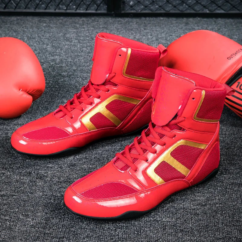 Lexsan Training Wrestling Shoes Men Female Fitness Boxing Mesh Zpaxo 23-2 1 35