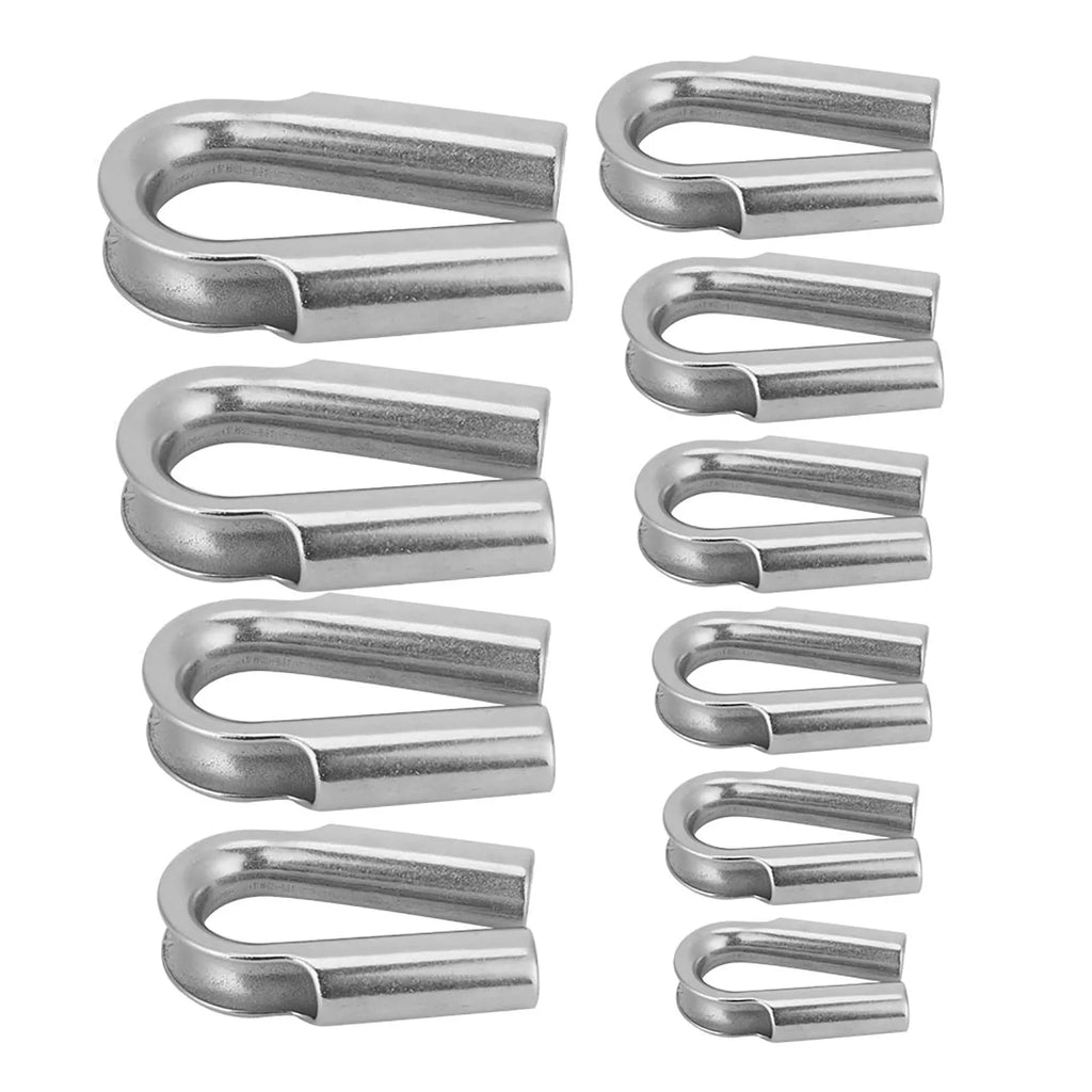 304 Stainless Steel Tube Thimble Winch Rope Boating Accessories