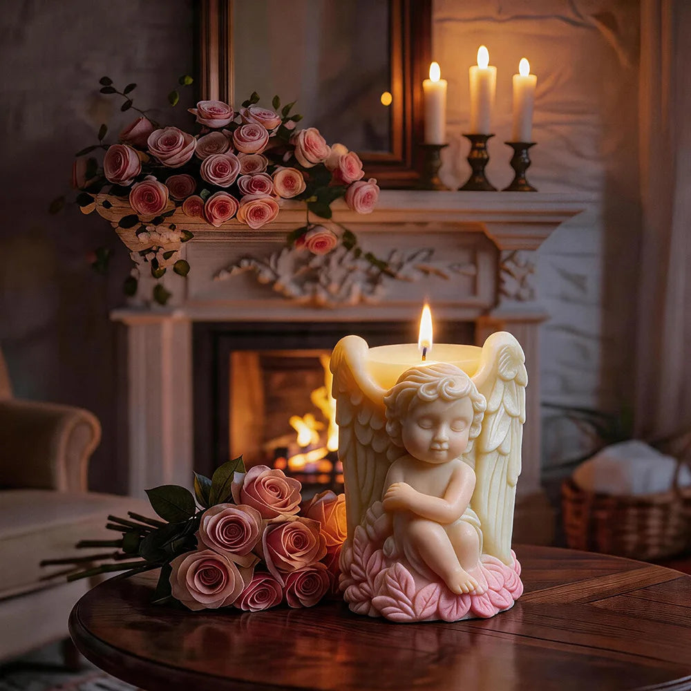 Angel Silicone Candle Mold – DIY Figure Mold for Gifts & Décor