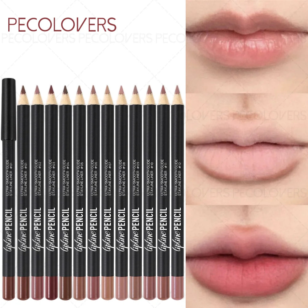1PC Long-Lasting & Waterproof Lip Pencil, Matte & Nude, Rich In Colors, High Quality Lip Makeup, Women‘s Gifts Zpaxo