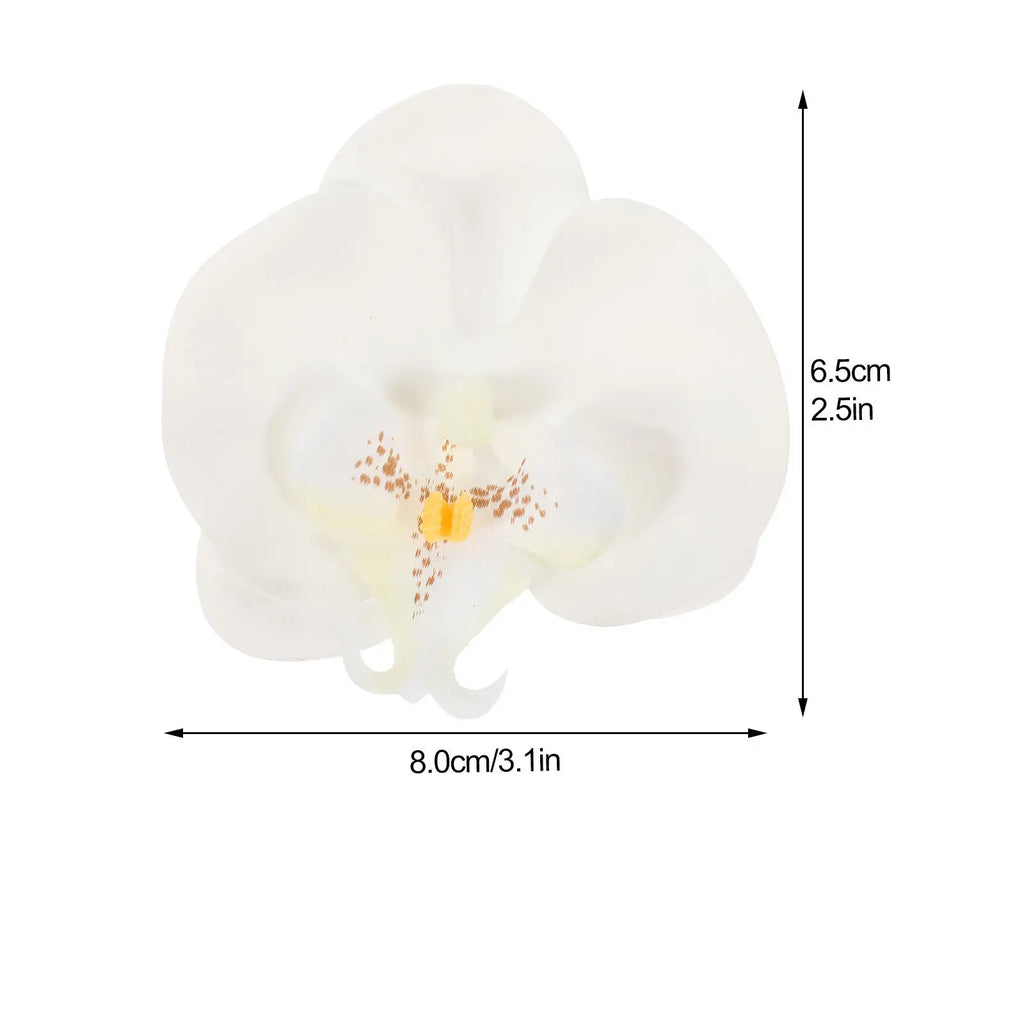 Artificial Butterfly Orchid Heads Fake Phalaenopsis Flowers DIY Craft