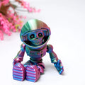 3D Printed Space Zombie Skeleton Astronaut Flexible Realistic