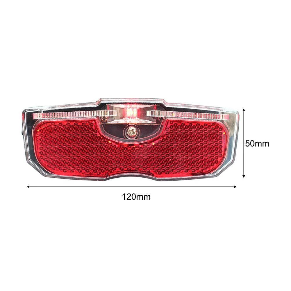 Bike Luggage Rack Light LED Bicycle Rear Seat Reflective Taillight Night Ridding Safety Warning Reflector Cycling Accessories Zpaxo