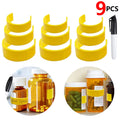 9 PCS Clips for Pill Bottles, Medicine Bottle Label Clips, Medicine Bottle Label Clips Zpaxo 9PCS