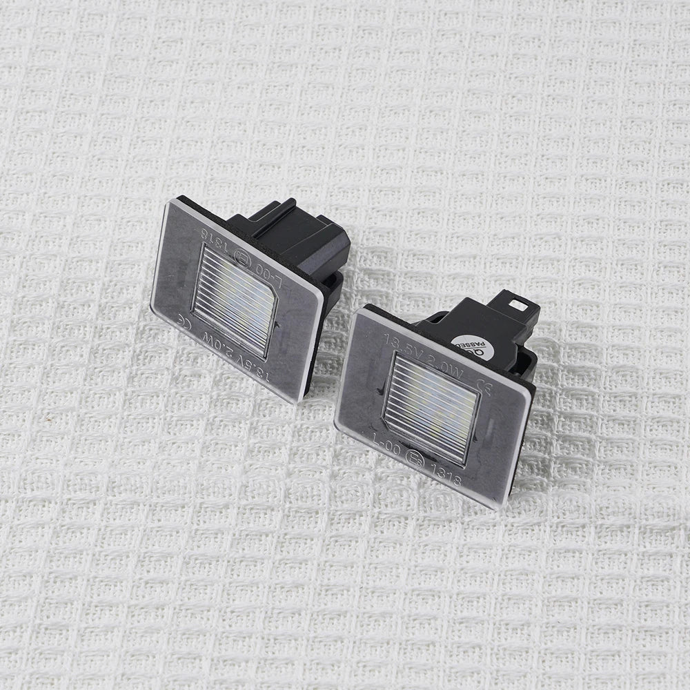 2Pieces For Mercedes Benz A-Class W218 W117 W176 W156 W166 R172 X166 GL CLA LED License Plate Light Number Plate Lamp No Error Zpaxo