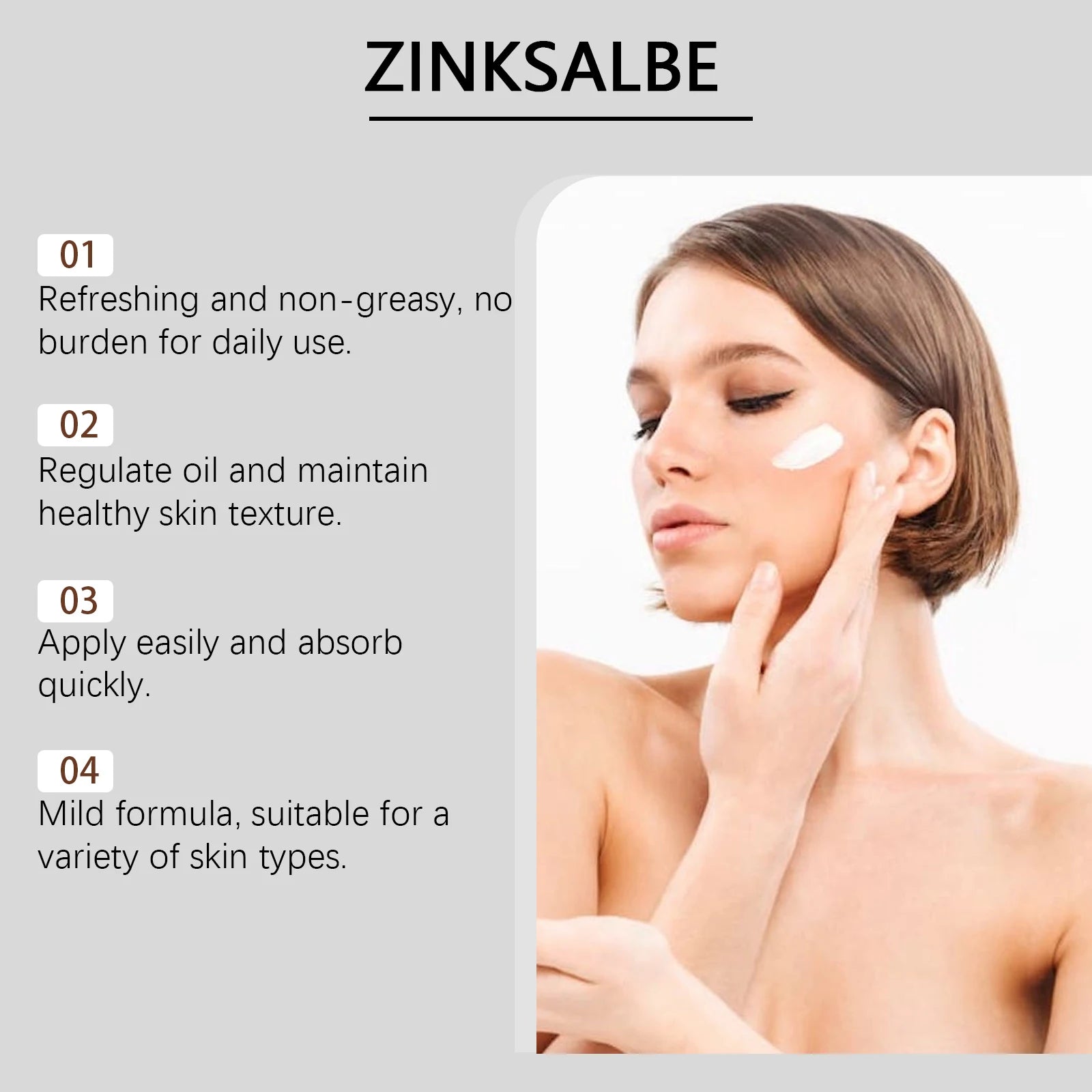 Acne Removal Cream Against Pimples Marks Lighten Shrink Pores Oil Control Whitening Smoothing Nourishing Repairing Zinc Ointment Zpaxo