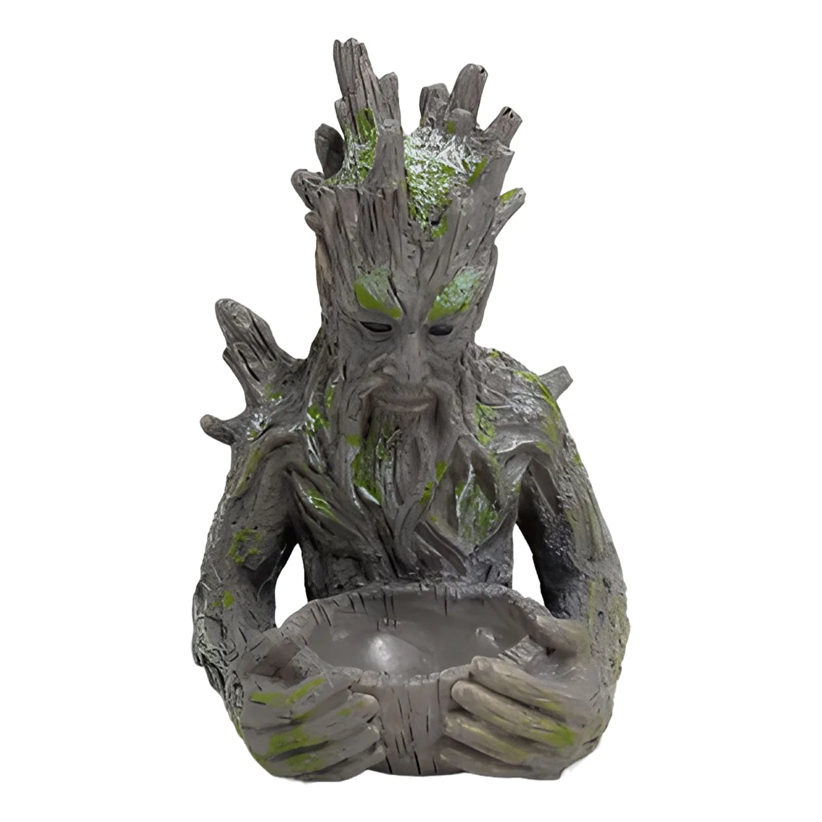 Bird Feeding Sculpture Hidden Hang Hole Ancient Tree Feeder