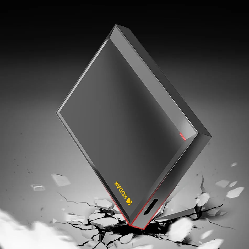 KODAK 2.5inch HDD 1TB Portable SSD 2TB Hard Drive 5Gbps USB3.0 High Speed HDD for PS5 PS4 Laptop Desktop Zpaxo