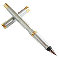 Old Vintage Rare Yong Sheng 820 Fountain Pen, FINE NIB Wth Metal Rods, Office, Daily Stationery Collection, New Zpaxo 820 Light Grey