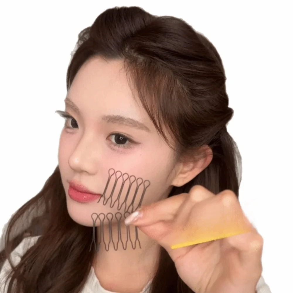 Roll Curve Needle Invisible Hairpin Design Tiara Bangs Fixed Insert Zpaxo