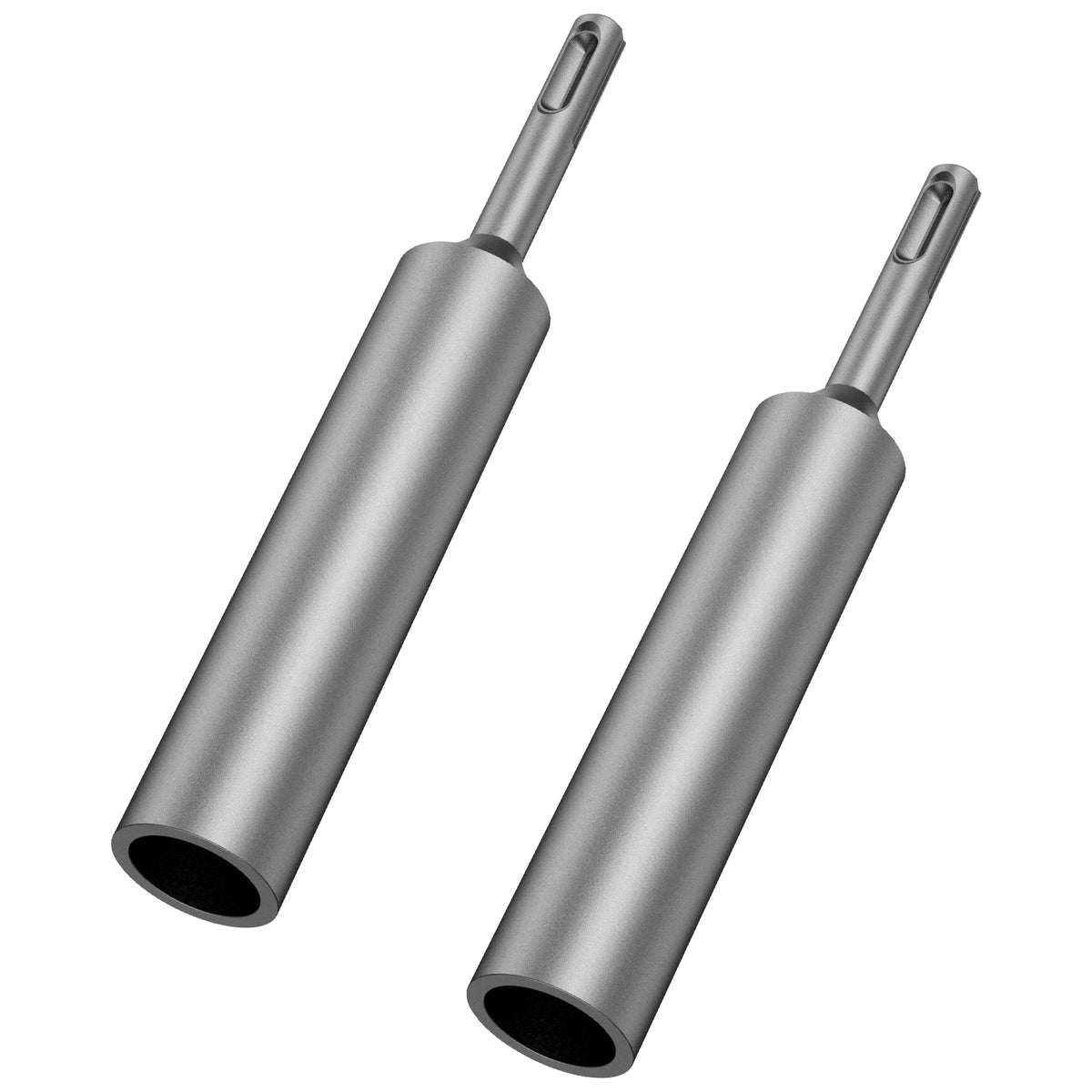 1 to 4 PCS SDS Plus Ground Rod Driver 17mm Earth Stake Grounding Rod Hardened Steel for SDS Plus Rotary Hammer Drill Power Tool Zpaxo 2PCS