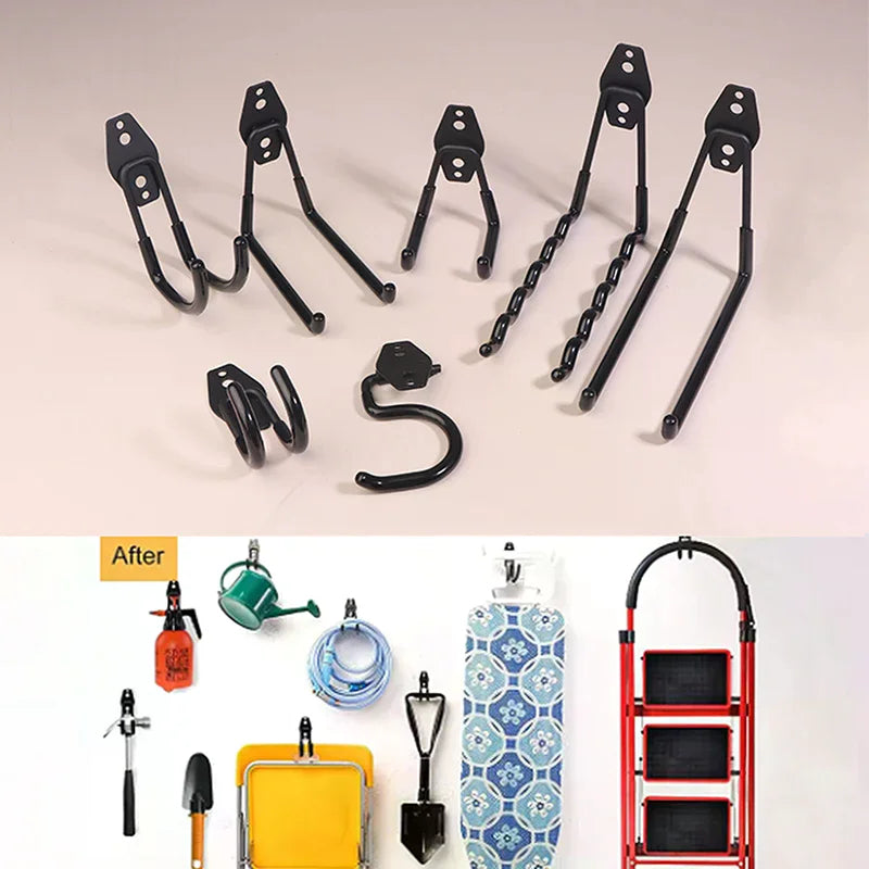 Wall-mounted Non-slip Storage Garage Heavy-duty Hook Heavy Garden Zpaxo