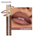 Matte Lipstick Lip Liner Pen Nude Long-lasting Waterproof Smooth