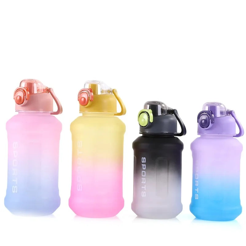 1300ml Gradient Sports Water Bottle with Straw – BPA-Free Sports Water Bottle Zpaxo