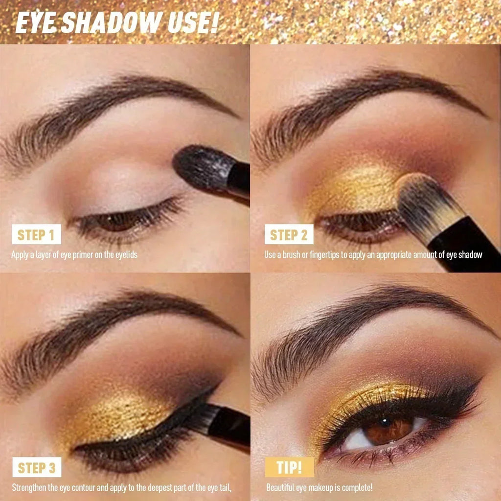 Monochrome Nude Highlights Eye Shadow Mud Mashed Potato Bright Mirror Crystal White Pearl Light Glitter Eyeshadow Palette Zpaxo