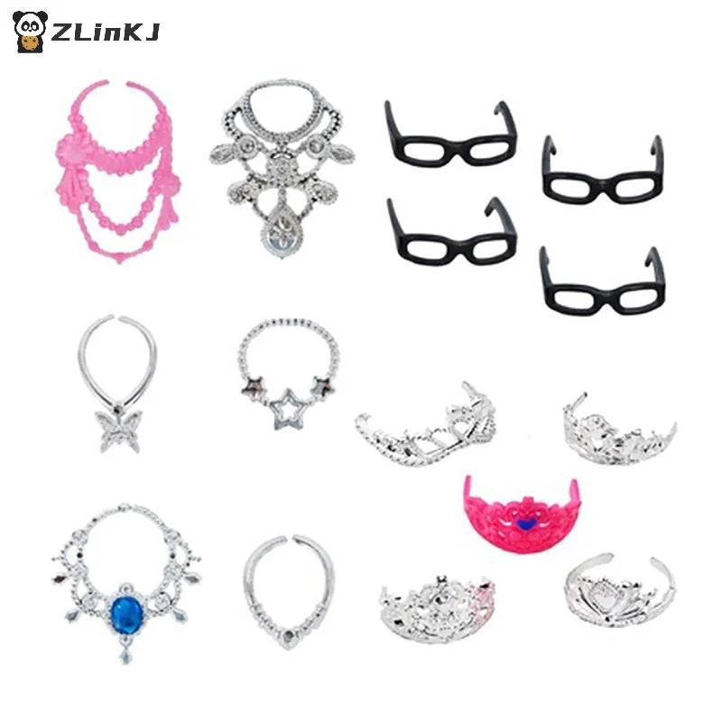 Universal Earrings Bracelets Crown 1 6 Doll Accessories Fashion Zpaxo