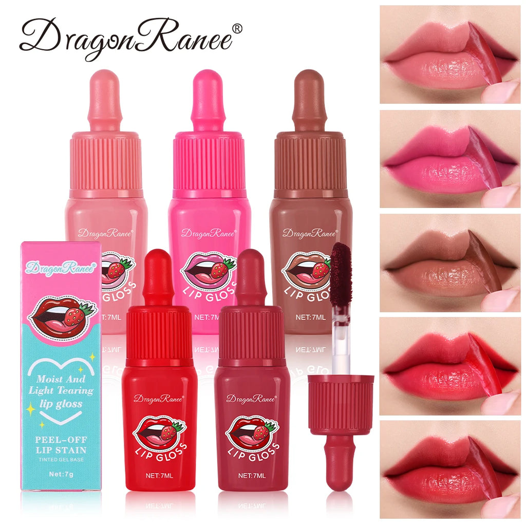 Peel-Off Lip Gloss, Velvet Matte, Moisturizing, Waterproof, Long-Lasting, Non-Fading Lipstick, Sweat-Proof, Delicate, Everyday Versatile Lip Color Zpaxo