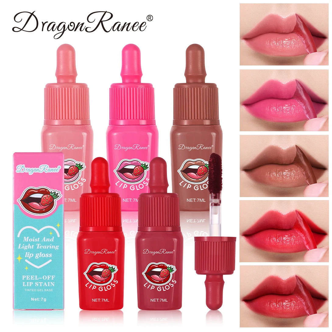 Peel-Off Lip Gloss, Velvet Matte, Moisturizing, Waterproof, Long-Lasting, Non-Fading Lipstick, Sweat-Proof, Delicate, Everyday Versatile Lip Color Zpaxo
