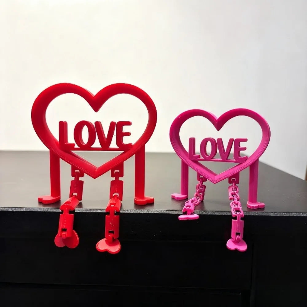 Valentine S Day Limited Edition Heart Shaped Posable Figure