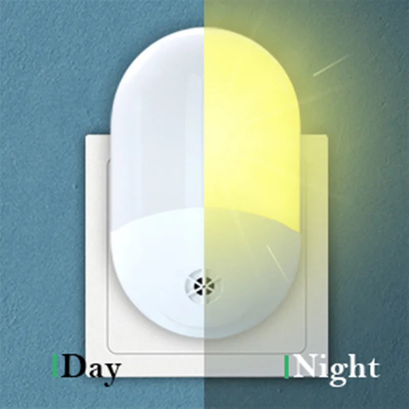 Children Bedroom Lamp LED Night Light EU US UK Plug-in Smart Sensor Zpaxo