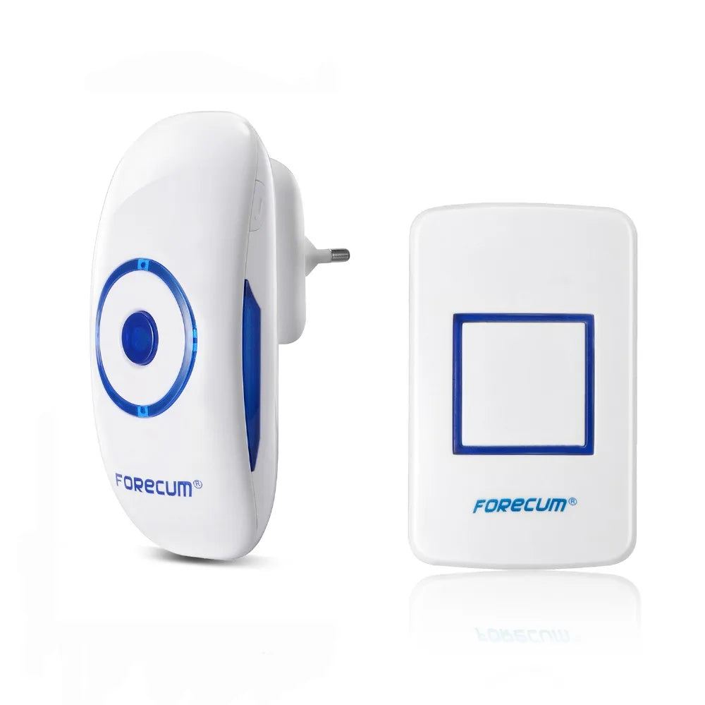Home Wireless Doorbell 433Mhz Welcome Friend Smart Doorbell 300 Meters Long Distance 36 Songs 4 Level Volumes Door Chimes Zpaxo