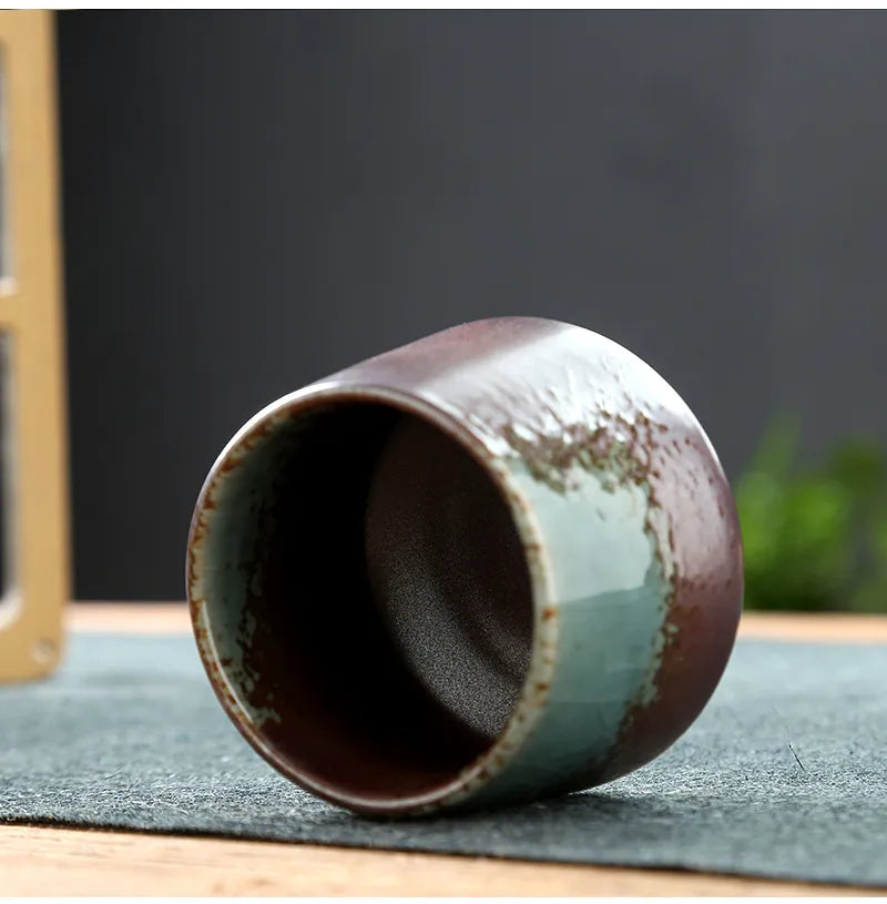 Retro Stoneware Ceramic Cup Zpaxo