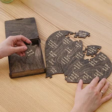 2024 Valentine's Day Wooden Love Puzzle Zpaxo