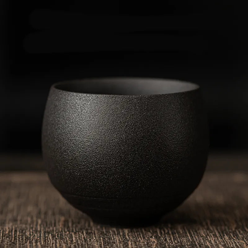 Japanese Handmade Coarse Pottery Tea Cup Zpaxo