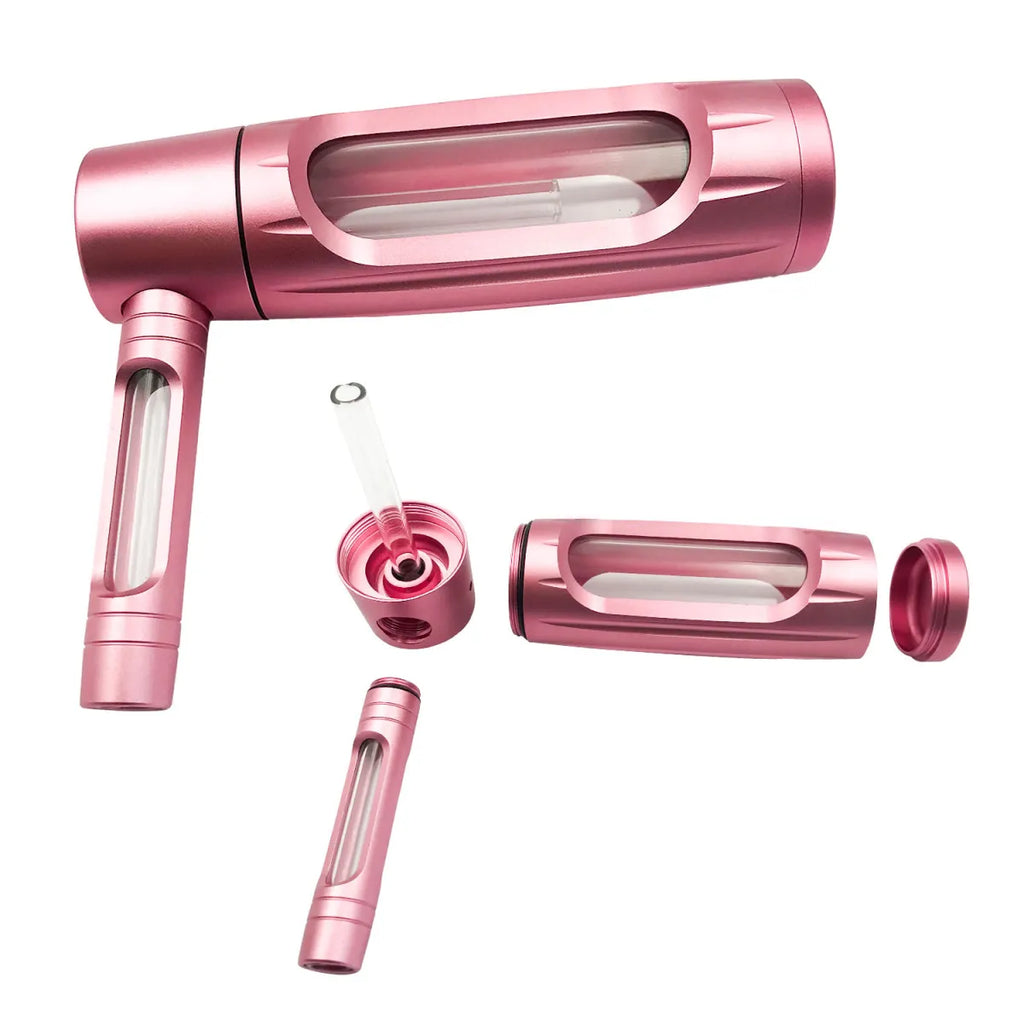 150mm Portable Aluminum Alloy Glass Pipe Zpaxo