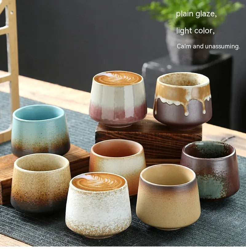 Retro Stoneware Ceramic Cup Zpaxo