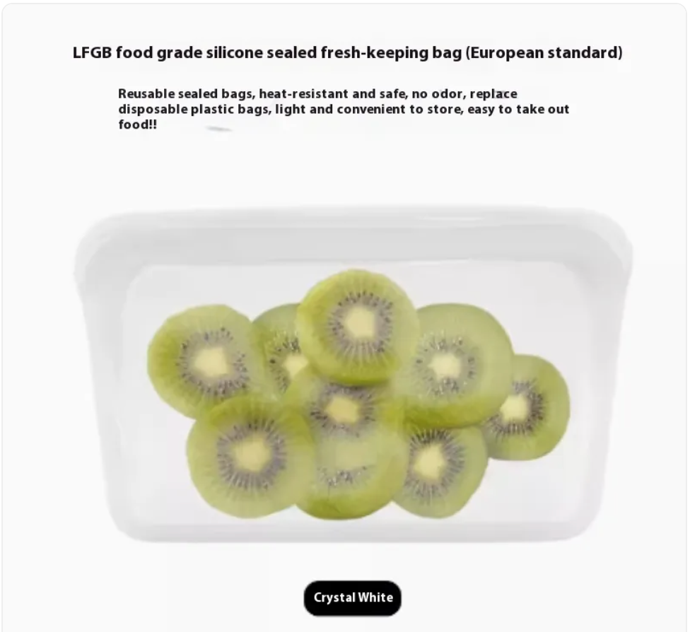 Silicone Food Storage Bag Zpaxo