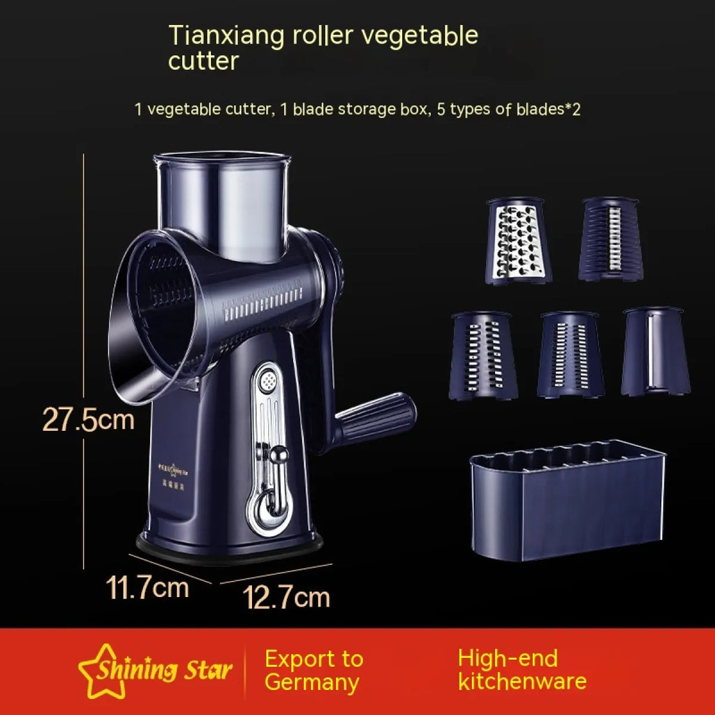 Multi-Function Vegetable Grater Shredder Zpaxo Tianxiang Violet
