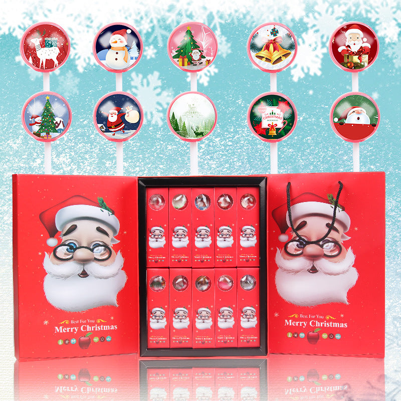 Creative Christmas Candy Star Lollipops Gift for Friends Zpaxo