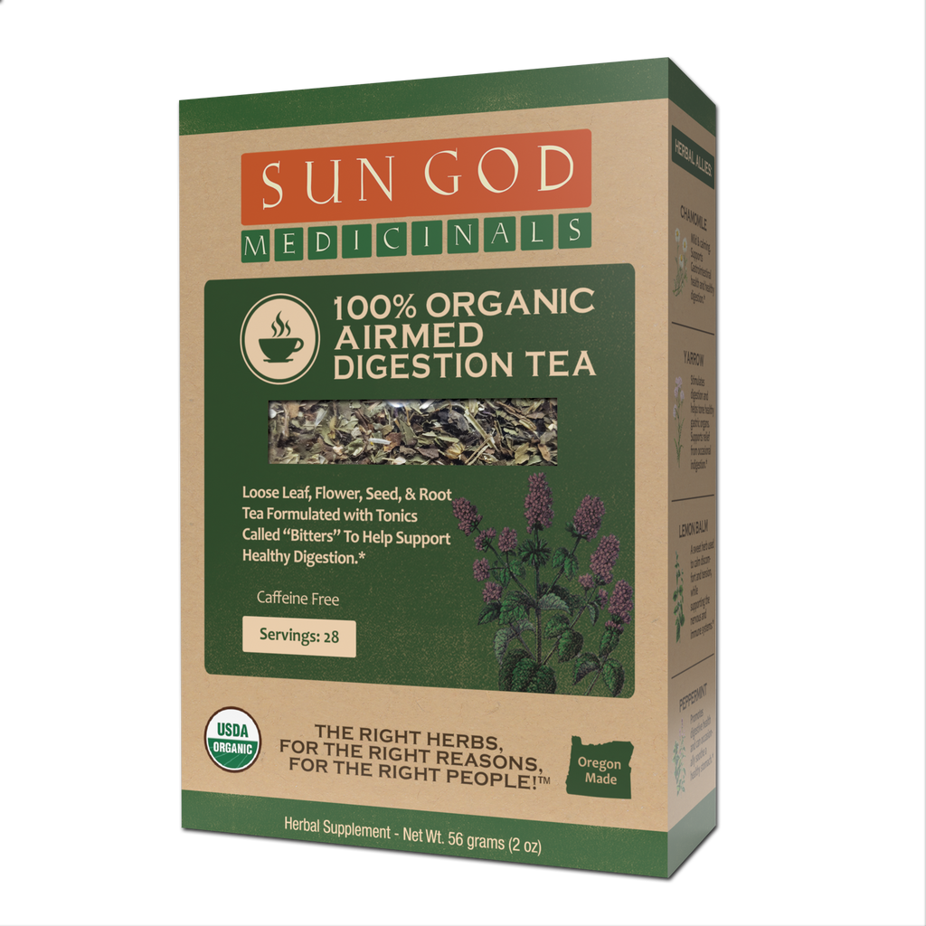 Airmed Digestion Organic Herbal Tea Zpaxo