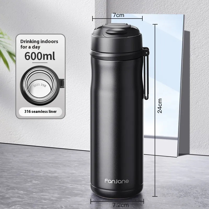 Magnetic Tea Infuser Thermos Zpaxo Black 600ML 501to600ml