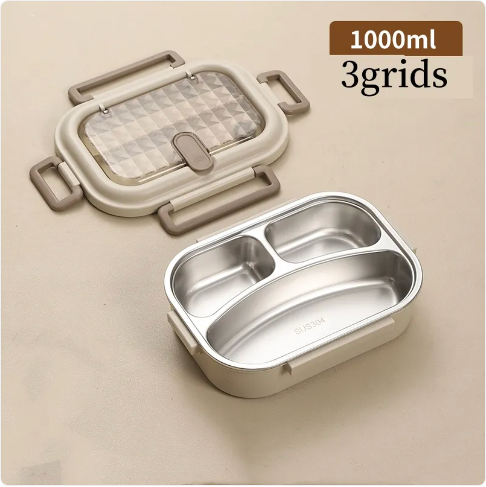 304 Stainless Steel Microwaveable Bento Box Zpaxo