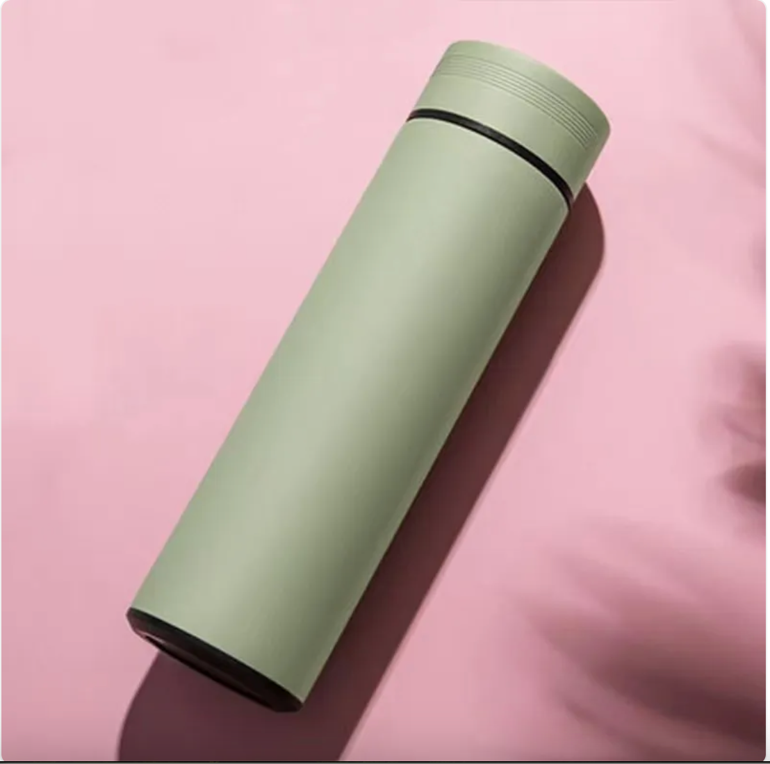 Smart Temperature Display Insulated Stainless Steel Cup Zpaxo Green