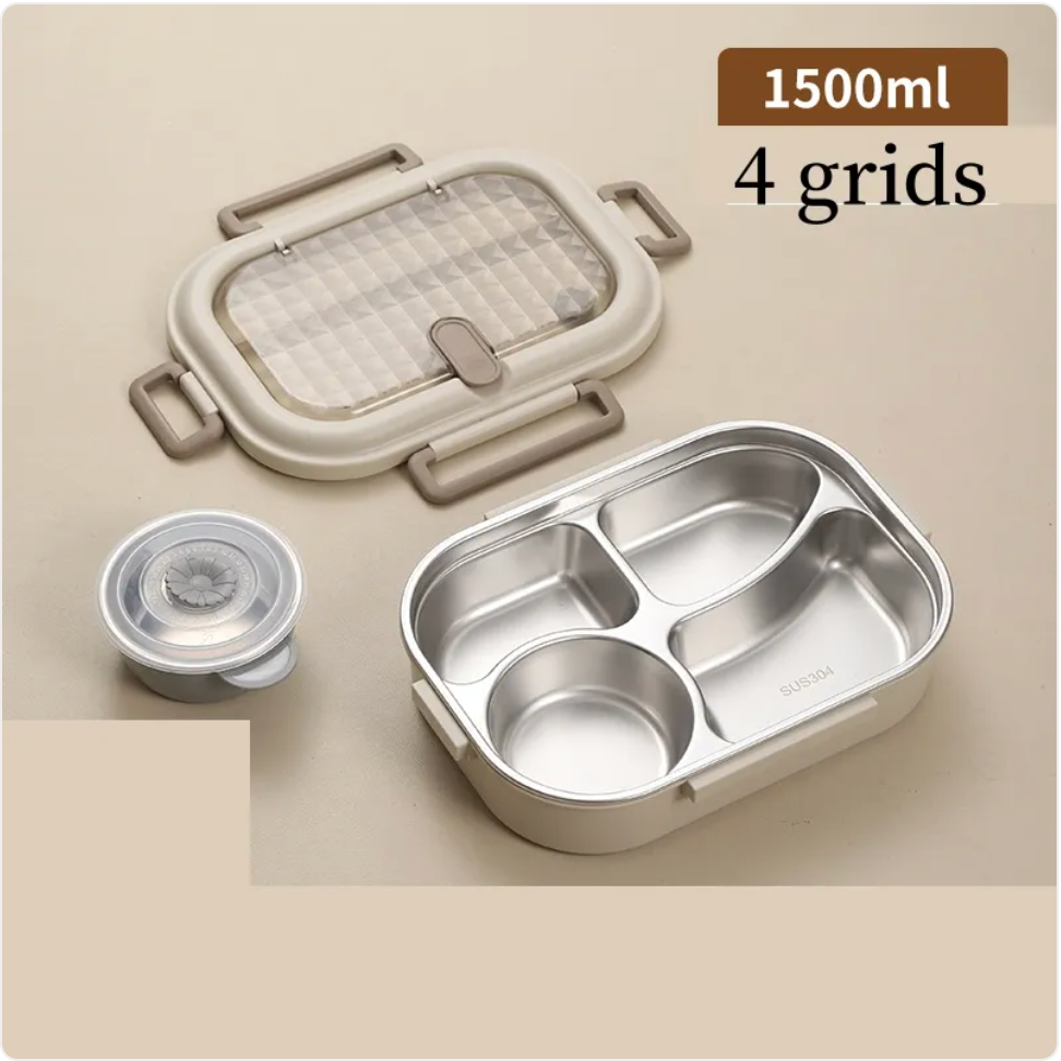304 Stainless Steel Microwaveable Bento Box Zpaxo