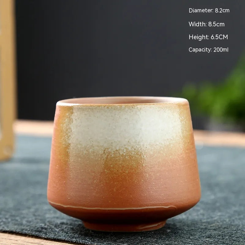 Retro Stoneware Ceramic Cup Zpaxo